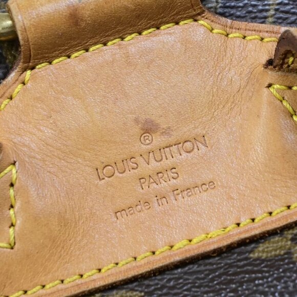LOUIS VUITTON Montsouris MM Backpack Bag Monogram Leather Brown main image 10